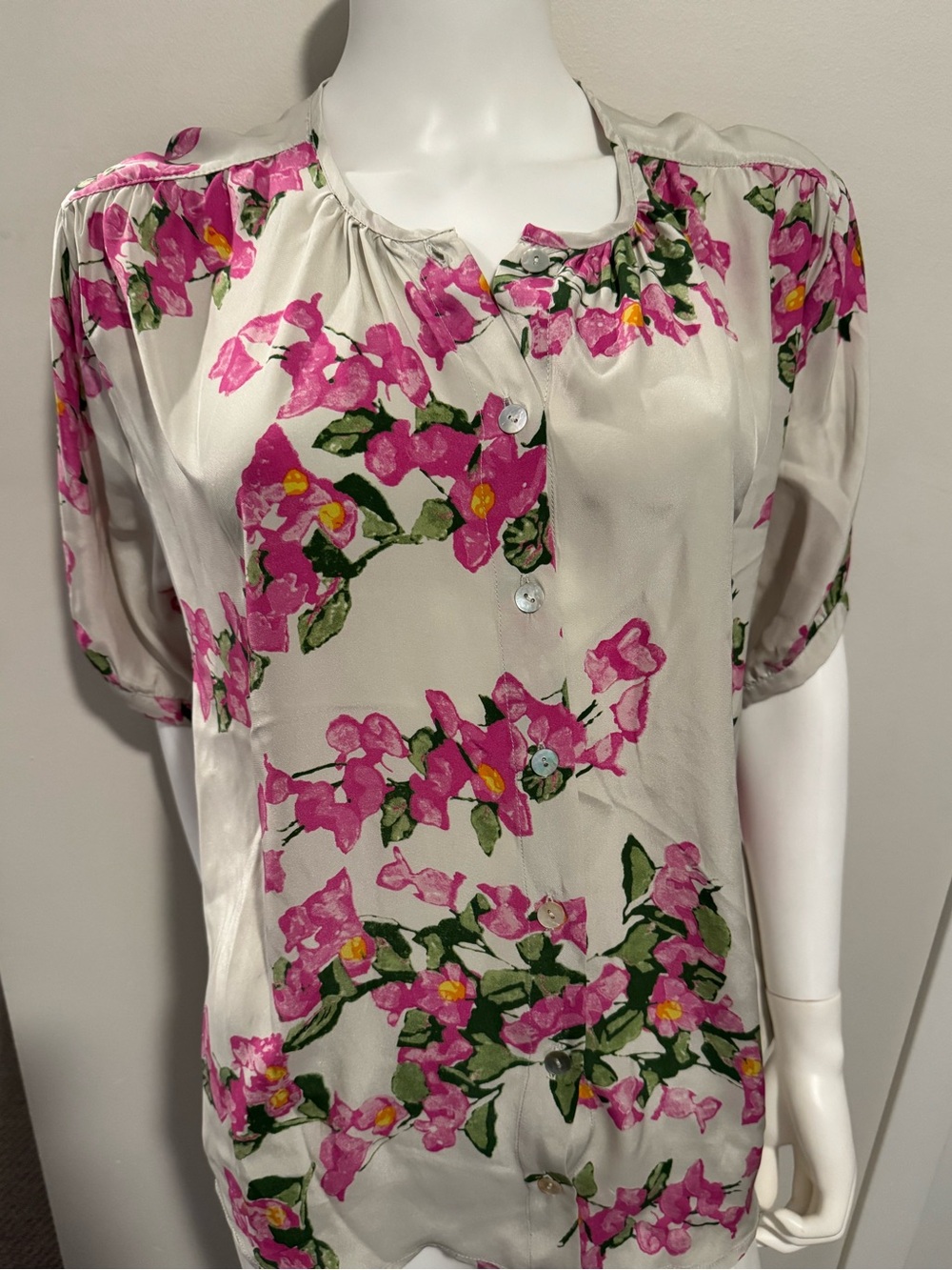 Natalie Martin Floral Silk Top - NEW!